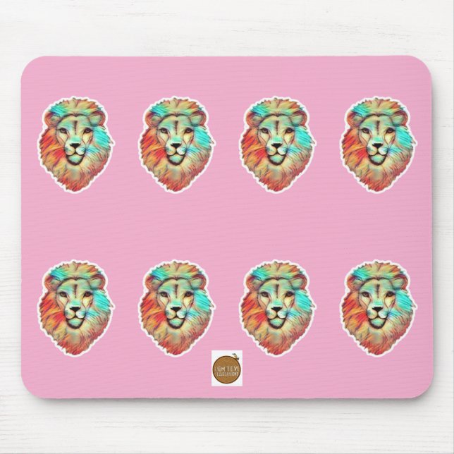 Alfombrilla De Ratón Lion's Head Mouse Mat (Frente)