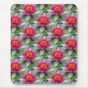 Alfombrilla De Ratón Lirio de agua de Lotus rosa