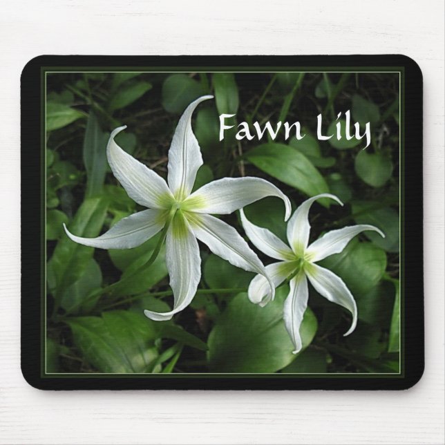 Alfombrilla De Ratón Lirio de cervatillo Mousepad (Frente)