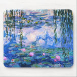 Alfombrilla De Ratón Lirios del agua de Monet<br><div class="desc">Lirios del agua de Monet. Visite por favor mi tienda para un diseño más interesante y más opción del color. =>     zazzle.com/iwheels*</div>