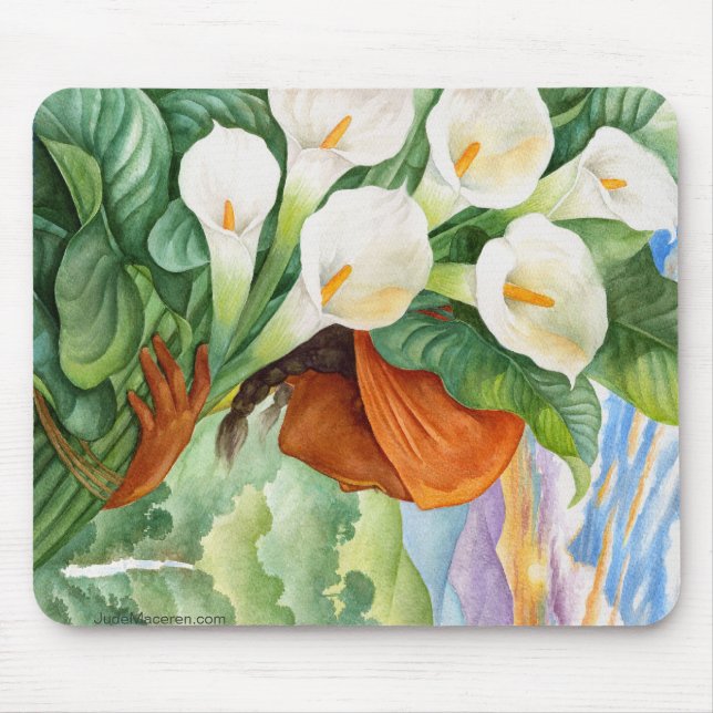 ALFOMBRILLA DE RATÓN LIRIOS MOUSEPAD DE CALA QUE LLEVAN (Frente)