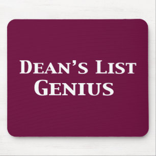 Alfombrilla De Ratón List Genius Gifts de decano