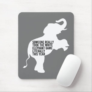 Alfombrilla De Ratón Literalmente el peor regalo de elefante blanco