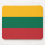 Alfombrilla De Ratón Lithuania (Lithuanian) Flag<br><div class="desc">Customizable World Flag Products - Please feel free to add your own text.</div>
