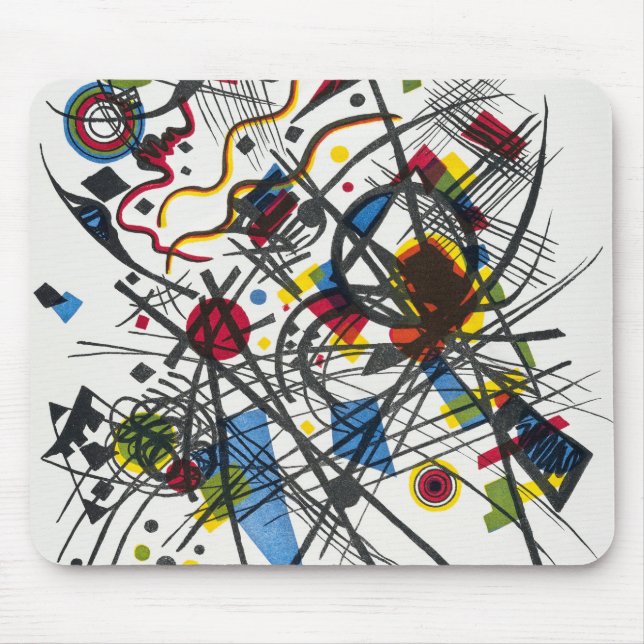 Alfombrilla De Ratón Litografía de Vierte Bauhausmappe por Kandinsky (Frente)