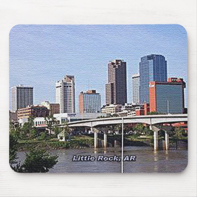 Alfombrilla De Ratón Little Rock, Arkansas (Frente)