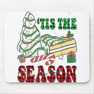 Alfombrilla De Ratón Little Tis' The Season Christmas Tree Cakes Debbie