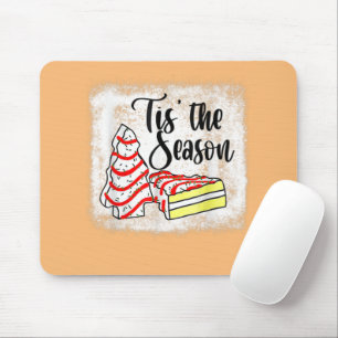 Alfombrilla De Ratón Little Tis' The Season Christmas Tree Cakes Debbie