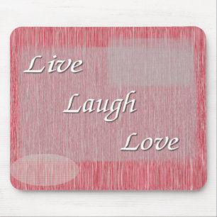 Alfombrilla De Ratón Live Laugh Love