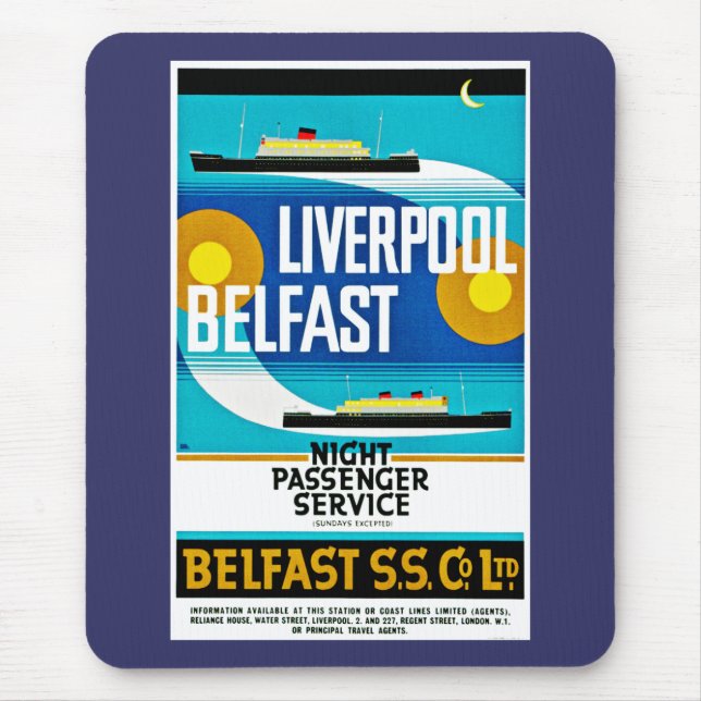Alfombrilla De Ratón Liverpool - Belfast Ferry (Frente)