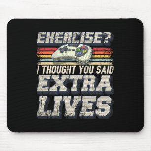 Alfombrilla De Ratón Lives Funny Video Game Controller Retro Gamer Boys