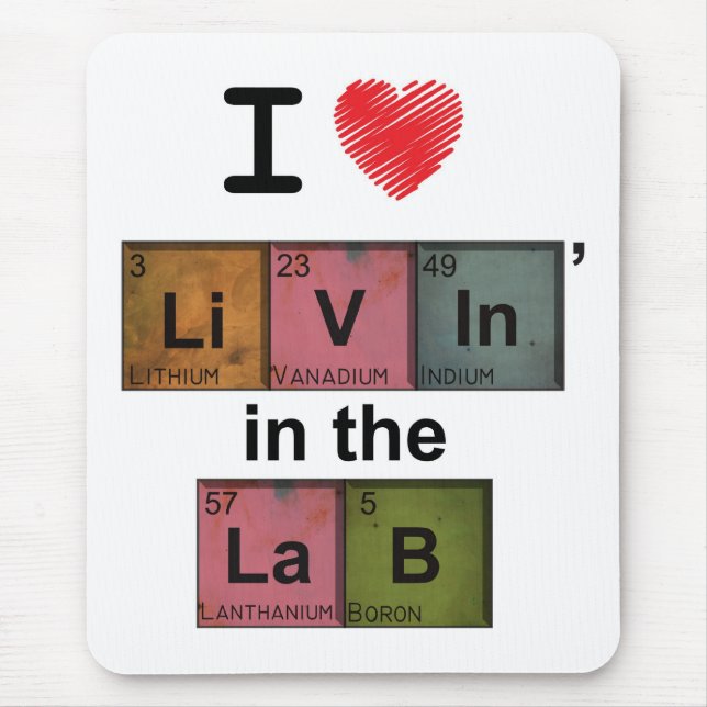 Alfombrilla De Ratón livin_in_the_lab (Frente)