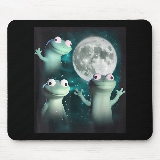Alfombrilla De Ratón Lizard Lizard Lizard Funny Lizard Moon Trending Me (Frente)