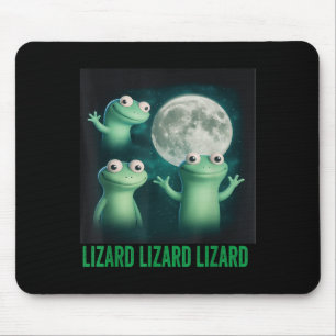 Alfombrilla De Ratón Lizard Lizard Lizard Funny Lizard Moon Trending Me