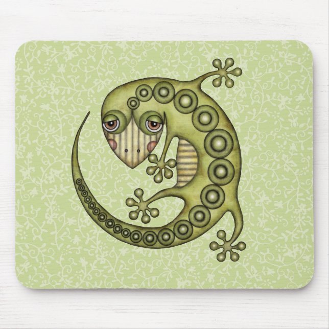 Alfombrilla De Ratón Lizard verde (Frente)