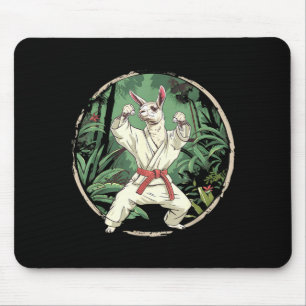 Alfombrilla De Ratón Llama de Karate MMA Kickboxing Forest Taekwondo