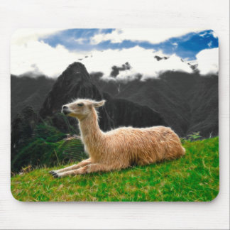 Alfombrilla De Ratón Llama de Machu Picchu - Mousepad