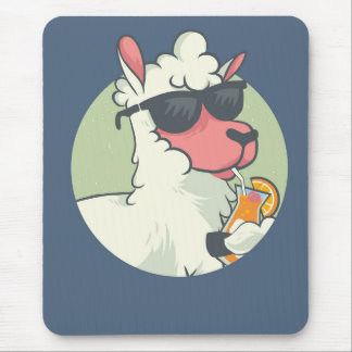 Alfombrilla De Ratón Llama de verano a la bebida Guay
