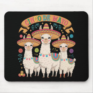 Alfombrilla De Ratón Llama Divertido Fiesta Cinco De Mayo Fiesta de Cum