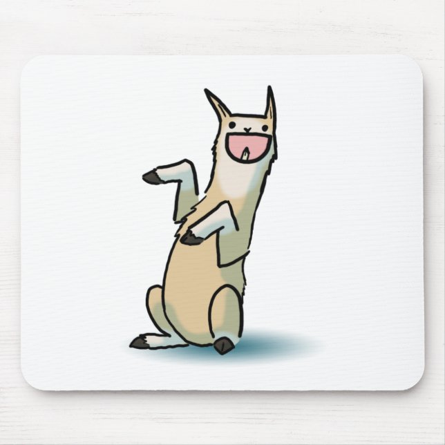 Alfombrilla De Ratón Llama feliz (Frente)