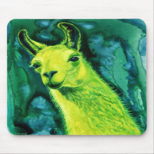 Alfombrilla De Ratón Llama Mousepad - "llama de Llemon-Llime "