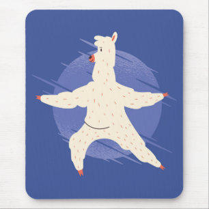 Alfombrilla De Ratón Llama Yoga