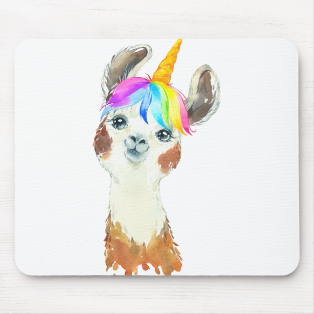 Alfombrilla De Ratón Llamacorn (Frente)