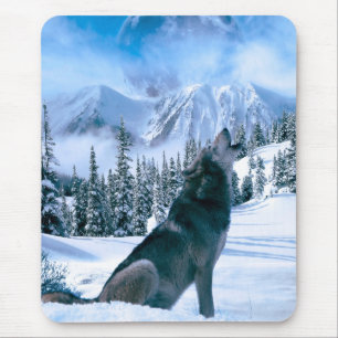 Alfombrilla De Ratón Llamada de lobo