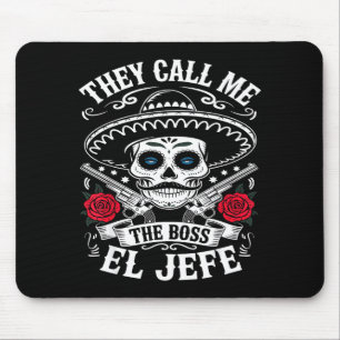Alfombrilla De Ratón Llamar al jefe el jefe broma divertida cinco de ma