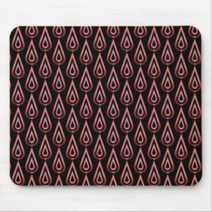 Alfombrilla De Ratón Llamas que oscilan rojas radiantees Mousepad