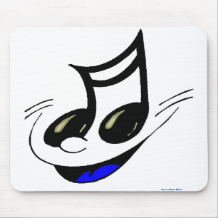 Alfombrilla De Ratón Llave feliz Mousepad de la música
