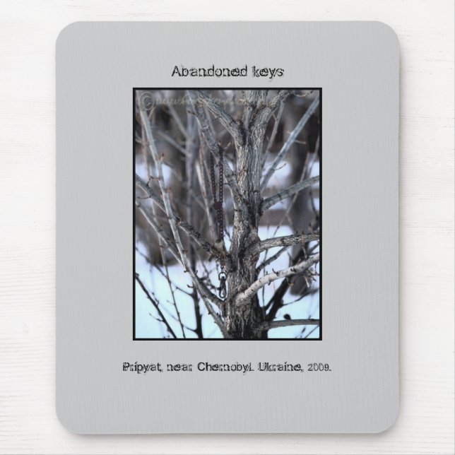 Alfombrilla De Ratón Llaves abandonadas, Chernóbil (Frente)