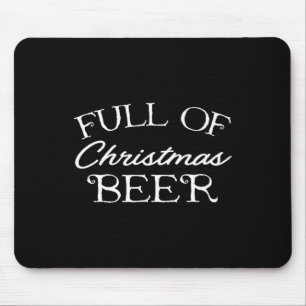 Alfombrilla De Ratón Llena De Cerveza Navidad