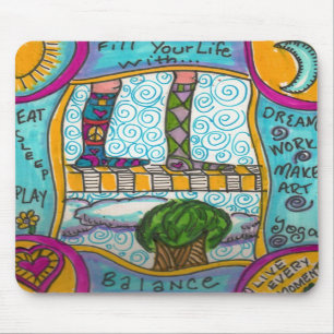 Alfombrilla De Ratón Llene su vida del mousepad de la balanza…