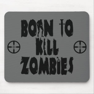 Alfombrilla De Ratón Llevado matar a zombis