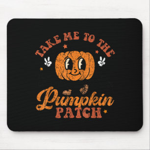 Alfombrilla De Ratón Llévame Al Parche De Calabaza Niño Otoño Calabaza