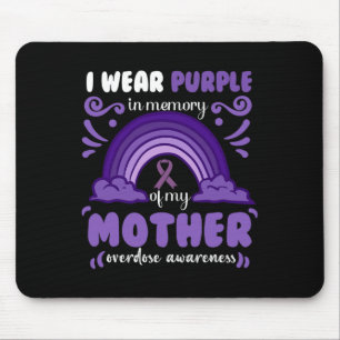 Alfombrilla De Ratón Llevo morado en memoria de mi hermana