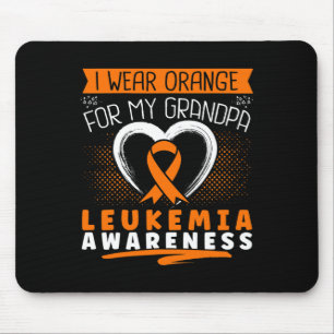 Alfombrilla De Ratón Llevo Un Naranja Para Mi Abuelo Leukemia..........