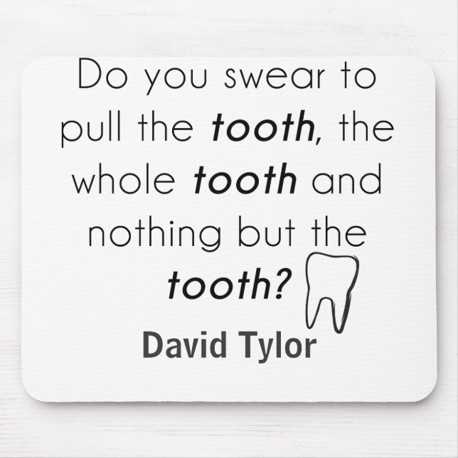Alfombrilla De Ratón ¿Lo juras? (Frente)