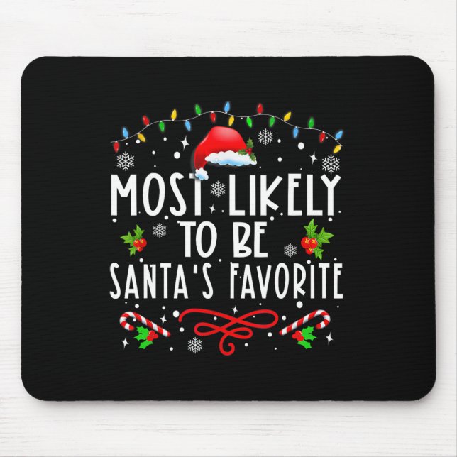 Alfombrilla De Ratón Lo más probable es que los Navidades sean el parti (Frente)