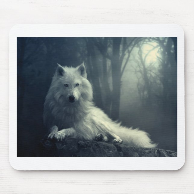 Alfombrilla De Ratón Lobo (Frente)