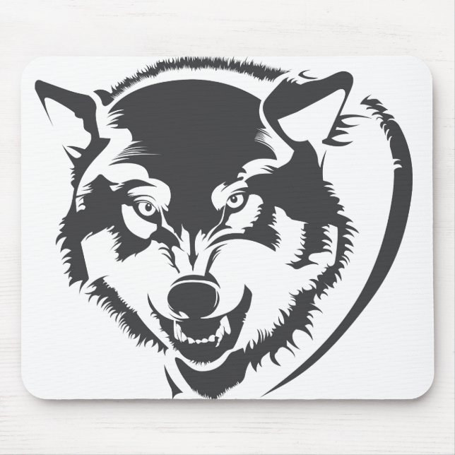Alfombrilla De Ratón Lobo (Frente)