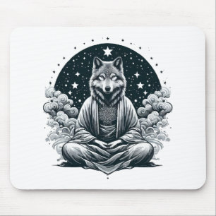 Alfombrilla De Ratón Lobo Consciente