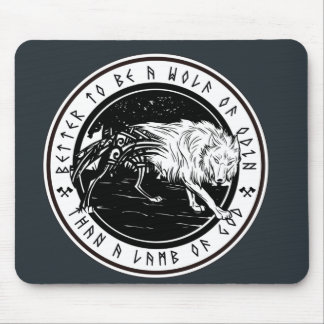 Alfombrilla De Ratón Lobo De Odin