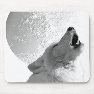 Alfombrilla De Ratón Lobo del grito