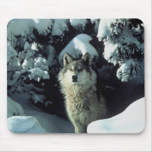 Alfombrilla De Ratón Lobo invernal