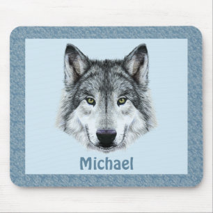 Alfombrilla De Ratón Lobo Mousepad