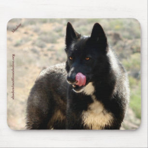 Alfombrilla De Ratón Lobo negro Mousepad