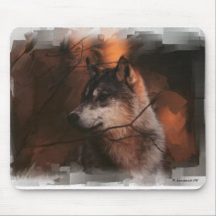 Alfombrilla De Ratón Lobo solitario 2