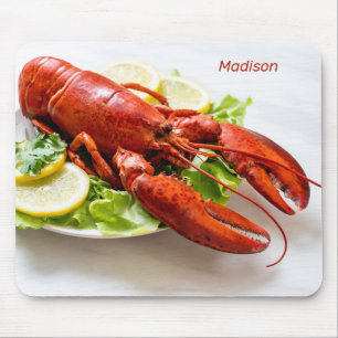 Alfombrilla De Ratón Lobster de nombres personalizados